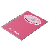 Carnet Style Spoonie - Rose (Côté gauche)
