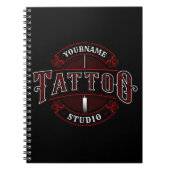 Carnet Style traditionnel AJOUTER LE NOM Tattoo Studio Sh (Devant)