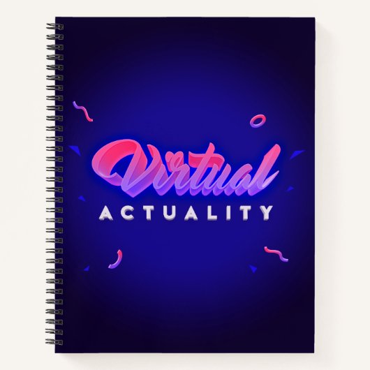 Carnet Style Vaporwave 80s (Devant)