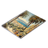 Carnet Style vintage Cannes Français Aquarelle (Côté gauche)