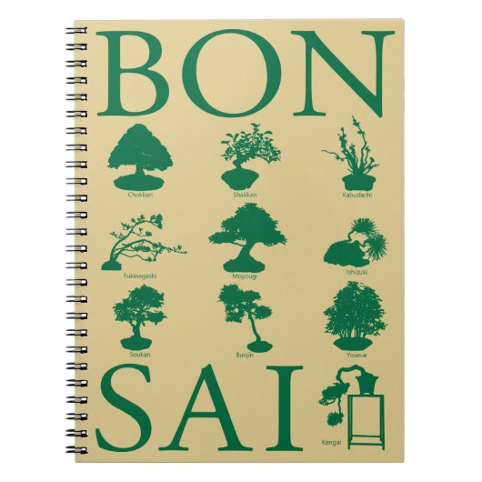 Carnet Styles de base de l'arbre Bonsai (Devant)