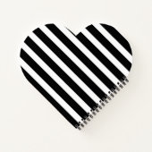 Carnet Stylish Black Panther Cat White (Dos)