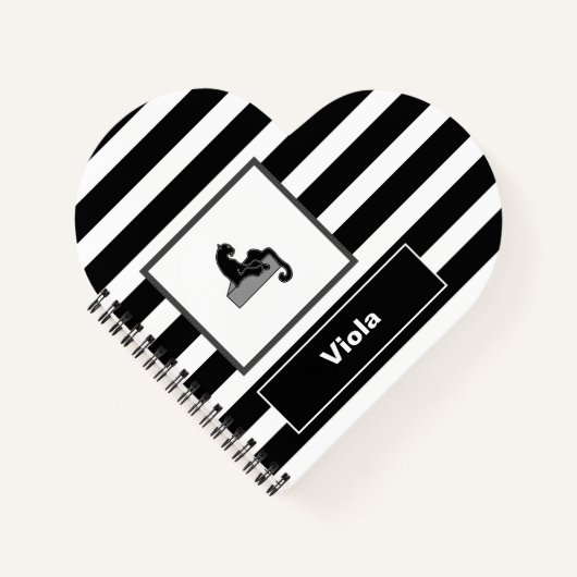 Carnet Stylish Black Panther Cat White (Devant)