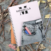Carnet Stylish denim jeans retro beach