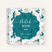Carnet Stylish Sketchbook with Nature-Inspired Designs (Devant)