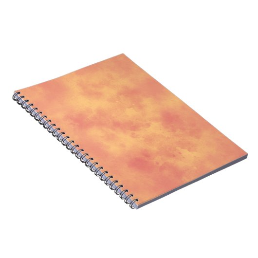 Carnet Stylish Storm cloud effect pattern Orange (Côté Droit)