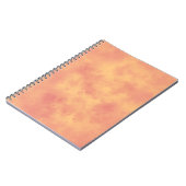 Carnet Stylish Storm cloud effect pattern Orange (Côté gauche)