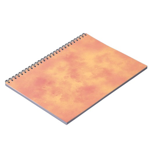 Carnet Stylish Storm cloud effect pattern Orange (Côté gauche)