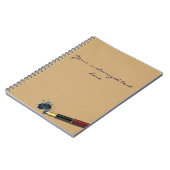 Carnet Stylo Fontaine de remplissage avec Parcelle d'encr (Côté gauche)