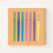 Carnet Stylos d'encre Doodle Enfant Light Orange Sketchbo (Dos)