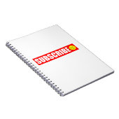 Carnet Subscribe Notebook (Côté Droit)