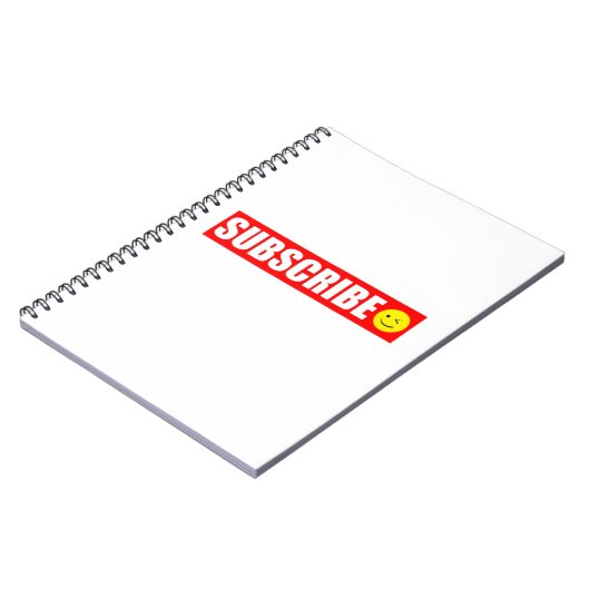 Carnet Subscribe Notebook (Côté gauche)