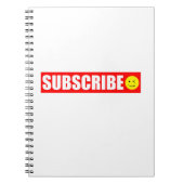 Carnet Subscribe Notebook (Devant)