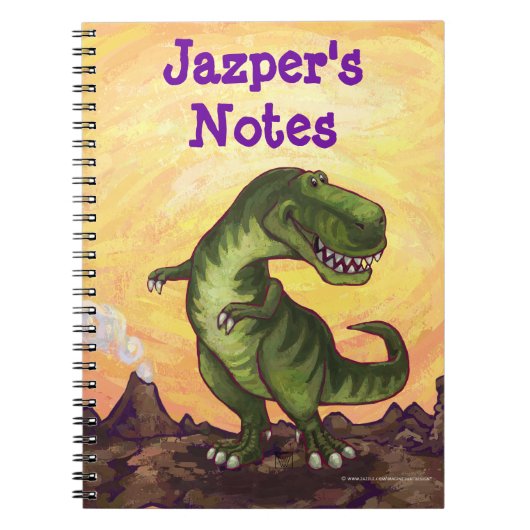 Carnet Substance d'écriture de Rex de Tyrannosaurus (Devant)