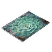 Carnet Succulent en gros plan (Côté gauche)