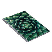 Carnet Succulent vert et blanc (Côté Droit)
