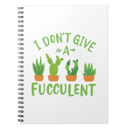 Carnet Succulents Plante (Devant)