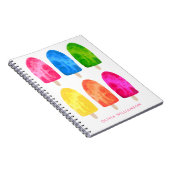 Carnet Sucette glacée d'été (Côté Droit)