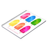 Carnet Sucette glacée d'été (Côté gauche)