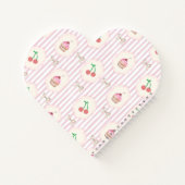 Carnet Sucré cupcakes et cerises Real Shabby Chic Rose (Dos)