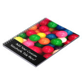 Carnet Sucrerie colorée de boule de gomme (Côté gauche)