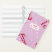 Carnet Sucres de canne et flocons de neige (À l'intérieur)