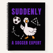 Carnet Suddenly a soccer expert (Devant)