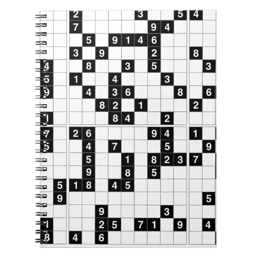 Carnet sudoku noir blanc (Devant)
