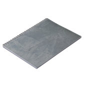Carnet Suède Gris (Côté gauche)