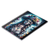 Carnet Sugar Skull Art - Esprit festif (Côté gauche)