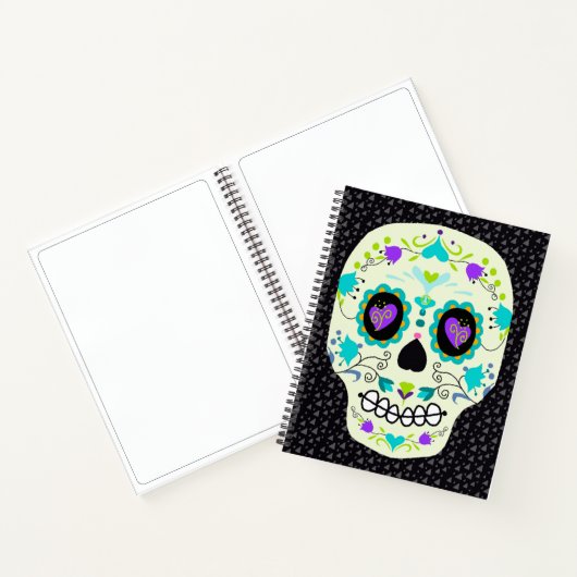 Carnet Sugar Skull Day of the Dead Notebook (Intérieur)