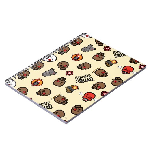 Carnet Suicide Squad | Deadshot Emoji Pattern (Côté gauche)