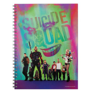 Carnet Suicide Squad   Green Joker & Squad Movie Poster