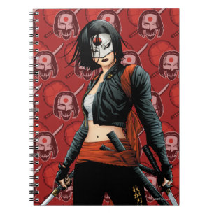 Carnet Suicide Squad   Katana Comic Book Art