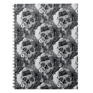 Carnet Suicide Squad Skull Pattern