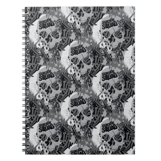 Carnet Suicide Squad | Skull Pattern (Devant)