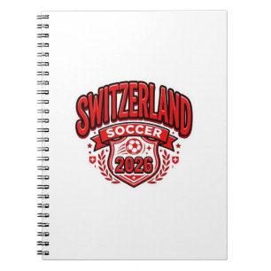Carnet Suisse Football 2026 Football Gras Pays Typogr