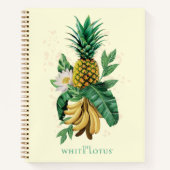 Carnet Suite ananas au White Lotus (Devant)