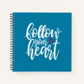 Carnet Suivez la citation de votre coeur Valentine | Carn (Devant)