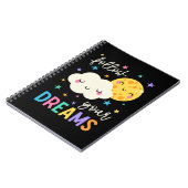 Carnet Suivez vos rêves | Cloud & Moon (Côté gauche)