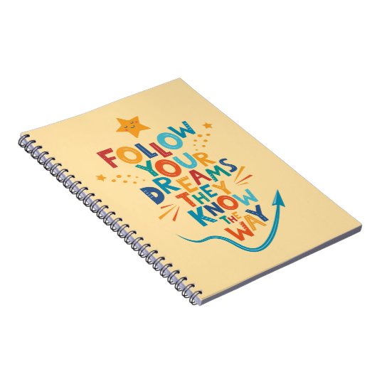 Carnet Suivez Vos Rêves Ils Connaissent La Façon Dont Ins (Côté Droit)