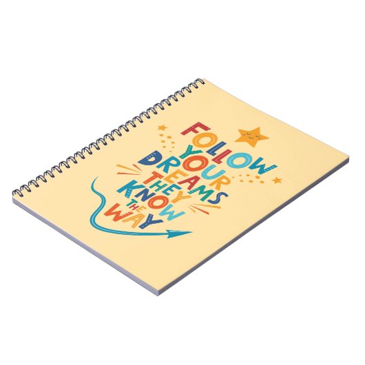 Carnet Suivez Vos Rêves Ils Connaissent La Façon Dont Ins (Côté gauche)