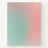 Carnet Suivez vos rêves Pastel Gradient Motivationnel (Dos)