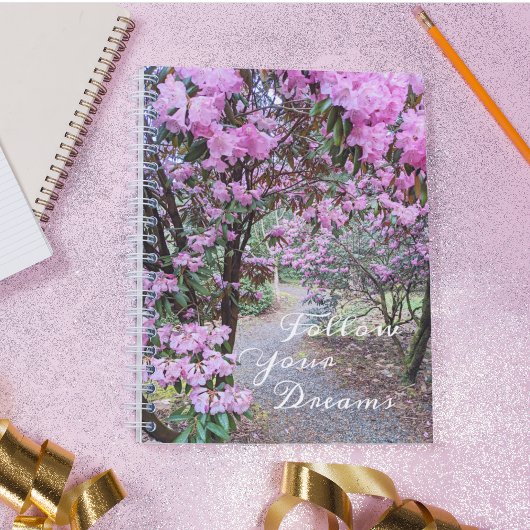 Carnet Suivez votre chemin de jardin de devis Dreams