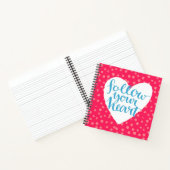 Carnet Suivez votre coeur (Intérieur)