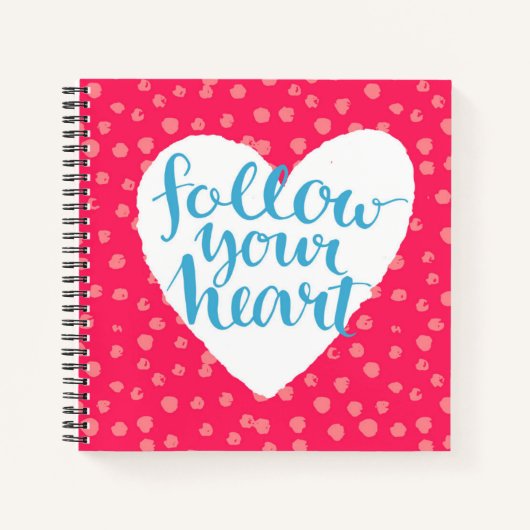 Carnet Suivez votre coeur (Devant)