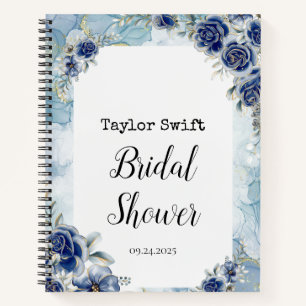 Carnet Suivi de cadeaux de fête prénuptiale avec fleurs d