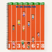 Carnet Suivi et terrain pour enfants (Devant)