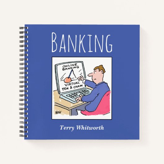 Carnet Suivre l'enregistrement bancaire avec le nom du pr (Devant)