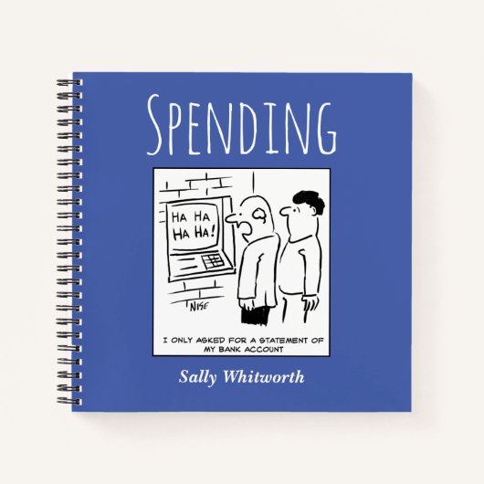 Carnet Suivre les dépenses financières avec le nom du pro (Devant)